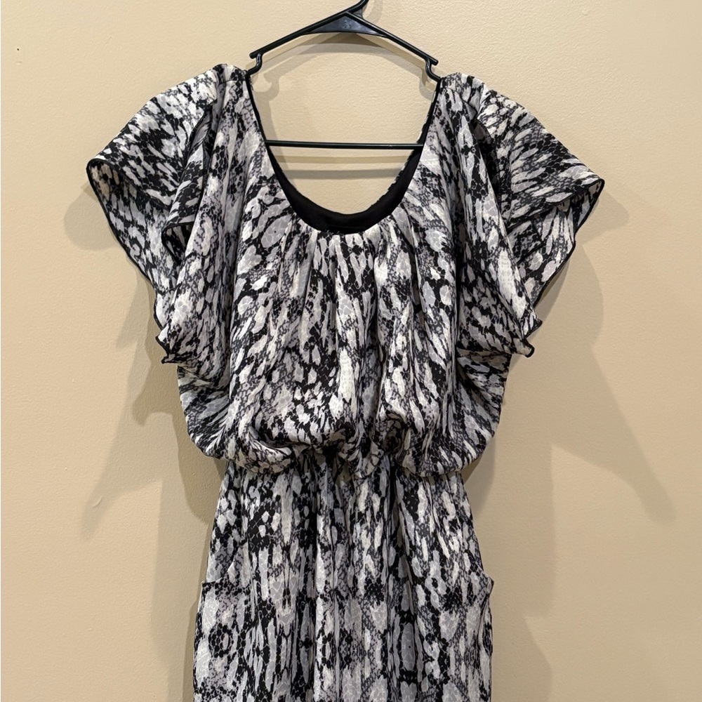 City Triangles Monochrome Dress